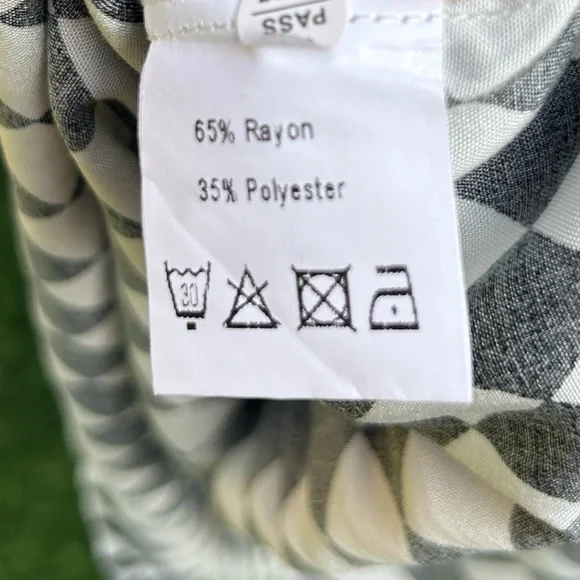 Sz L-dress or swim coverup. Drop waist with flowy sleeves & oversized neck. - Picture 7 of 7